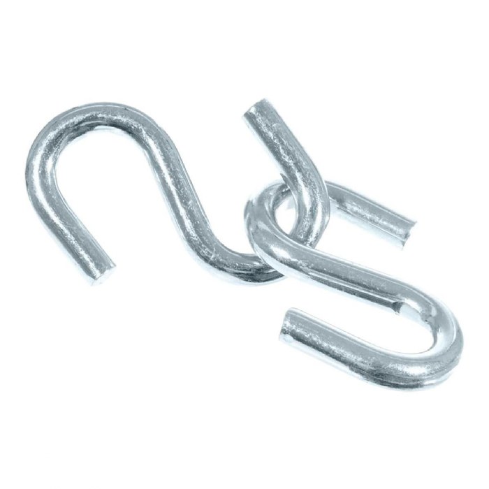 Alternate Image #1 of 5/16" x 3" Zinc Plated "S" Hook