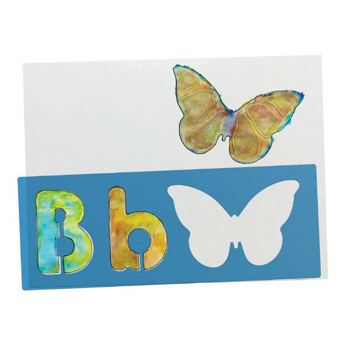 Alternate Image #1 of Big Alphabet and Picture Stencils