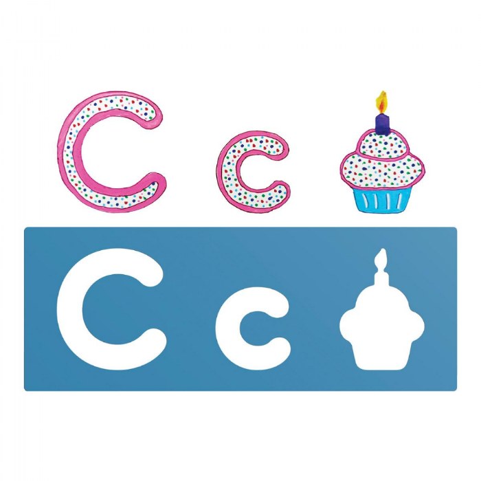 Alternate Image #1 of Big Alphabet and Picture Stencils