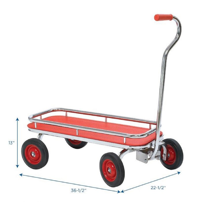 Alternate Image #1 of Angeles&reg; SilverRider&reg; Red Wagon