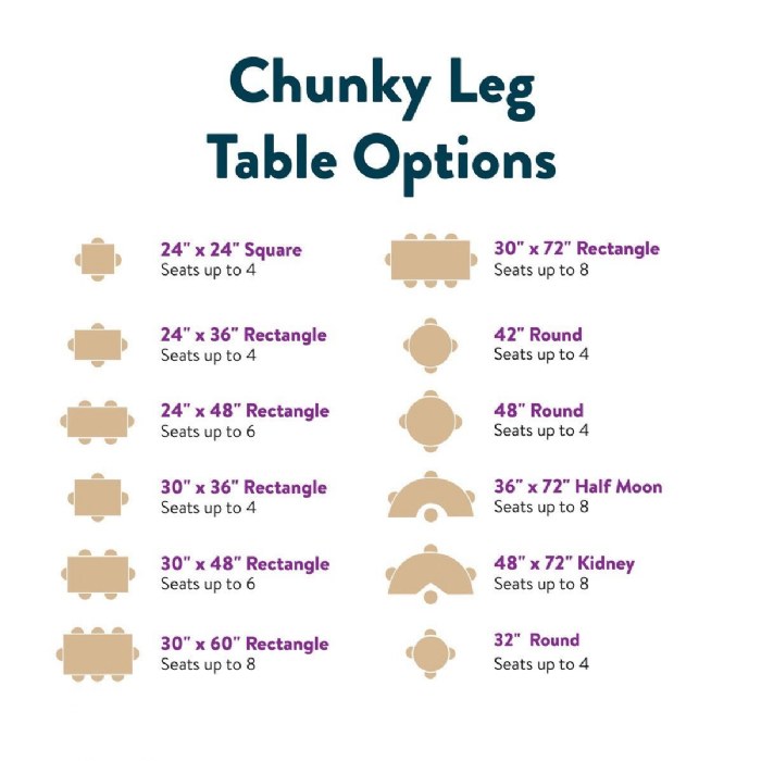 Alternate Image #1 of Nature Color Chunky 32" Round Table with 12-16" Adjustable Legs - Blue