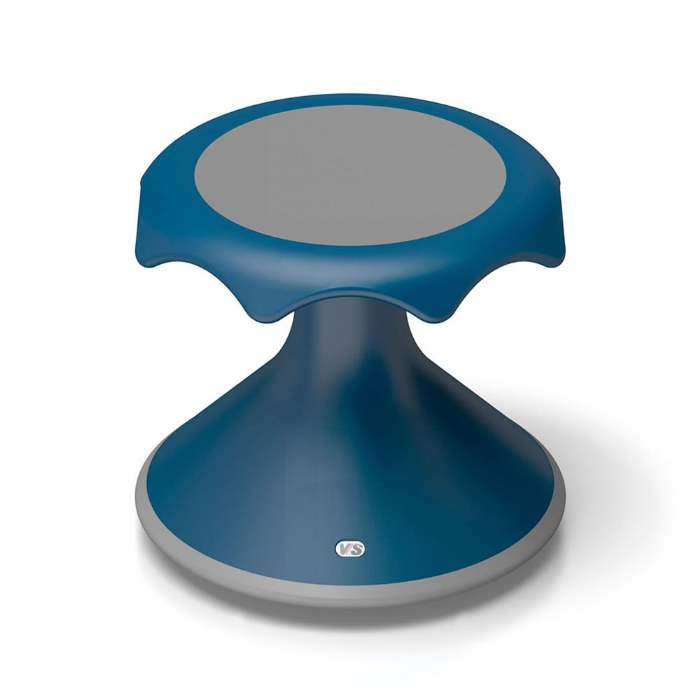 Primary Image of Hokki Stool Flexible Ergonomic Seating - 12" Blue