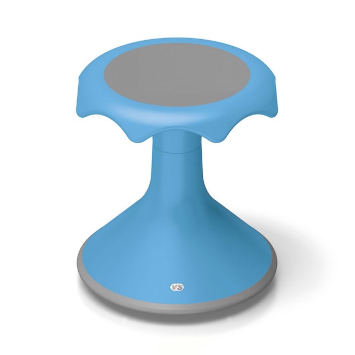 Primary Image of Hokki Stool Flexible Ergonomic Seating - 15" Light Blue