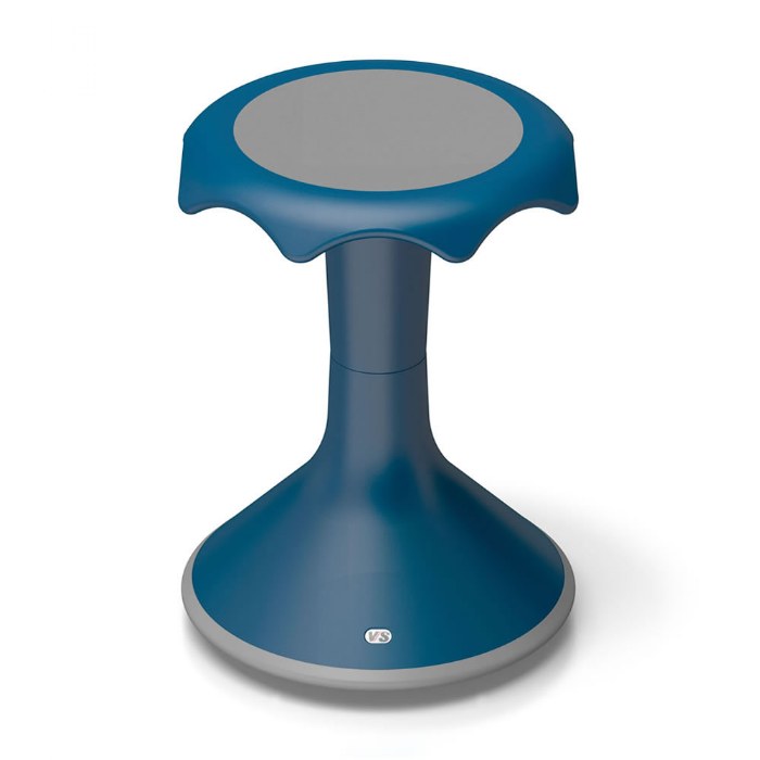 Primary Image of Hokki Stool Flexible Ergonomic Seating - 18" Blue