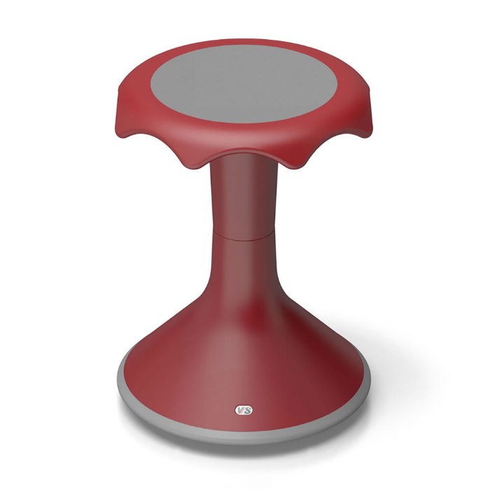 Primary Image of Hokki Stool Flexible Ergonomic Seating - 18" Red