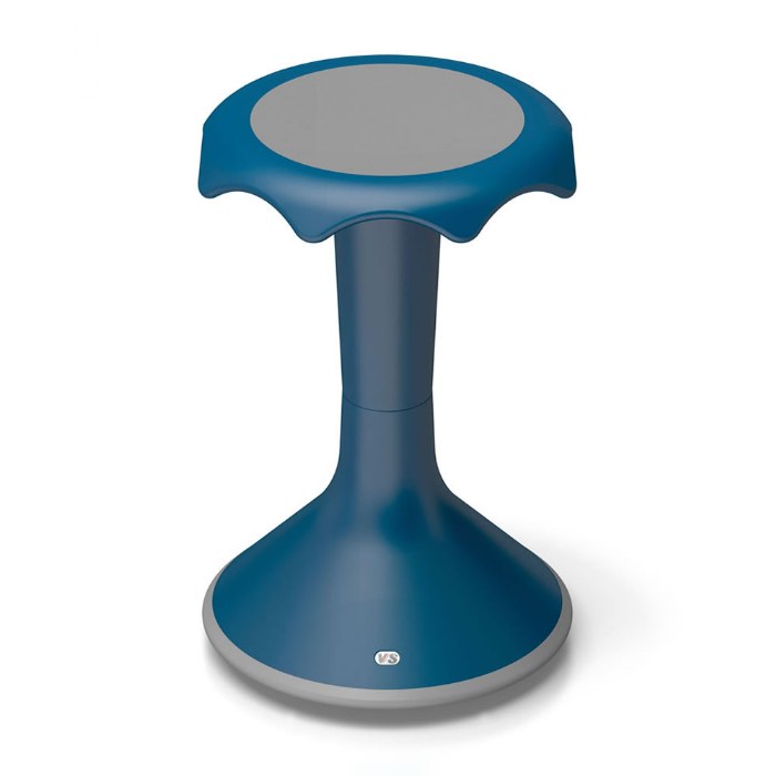 Primary Image of Hokki Stool Flexible Ergonomic Seating - 20" Blue