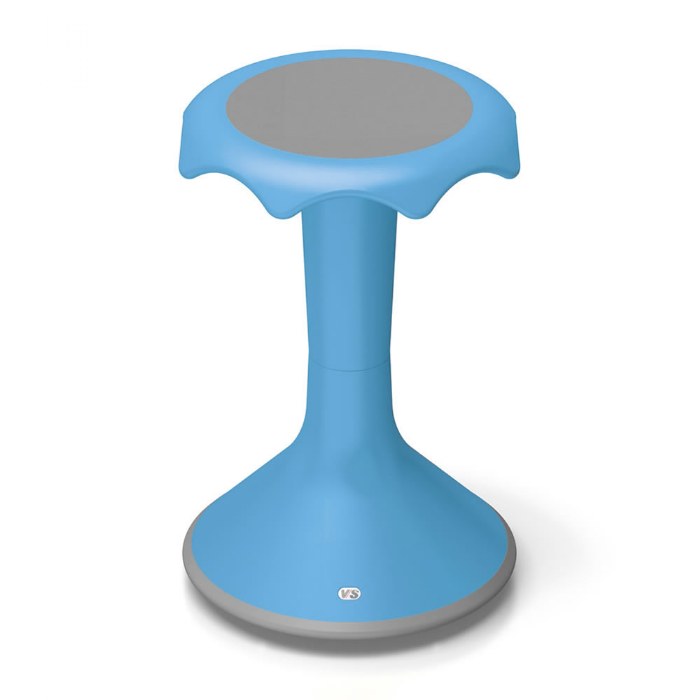 Primary Image of Hokki Stool Flexible Ergonomic Seating - 20" Light Blue