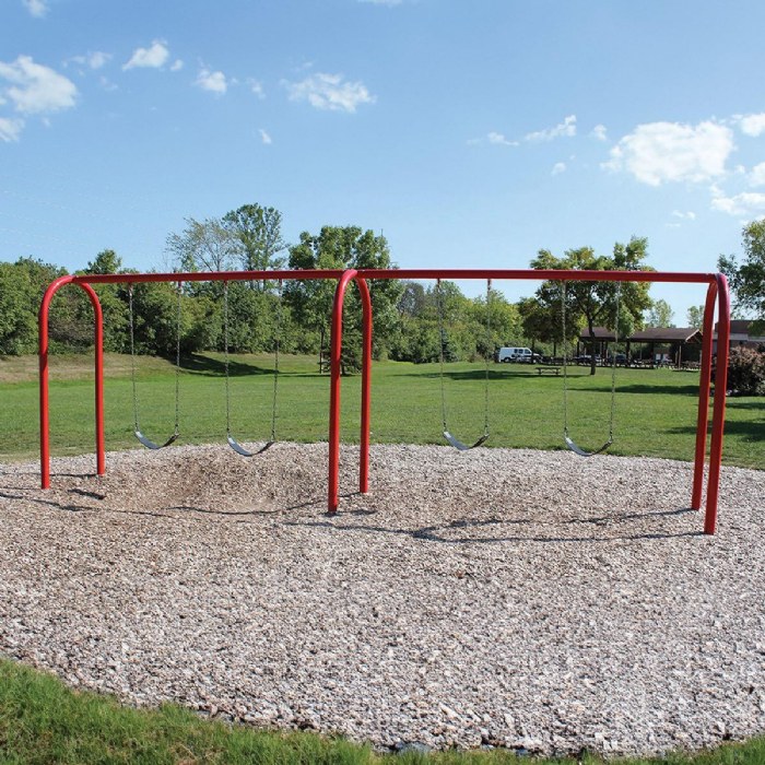 Primary Image of 2 Bay Arch Swing with Belt Seats
