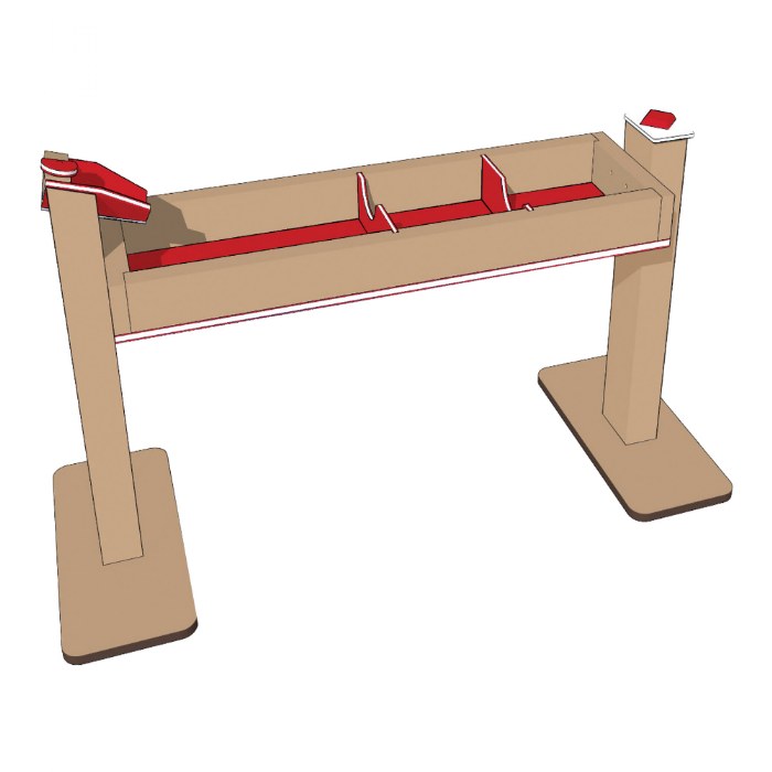 Primary Image of Single Water Trough - Portable - Red/Latte