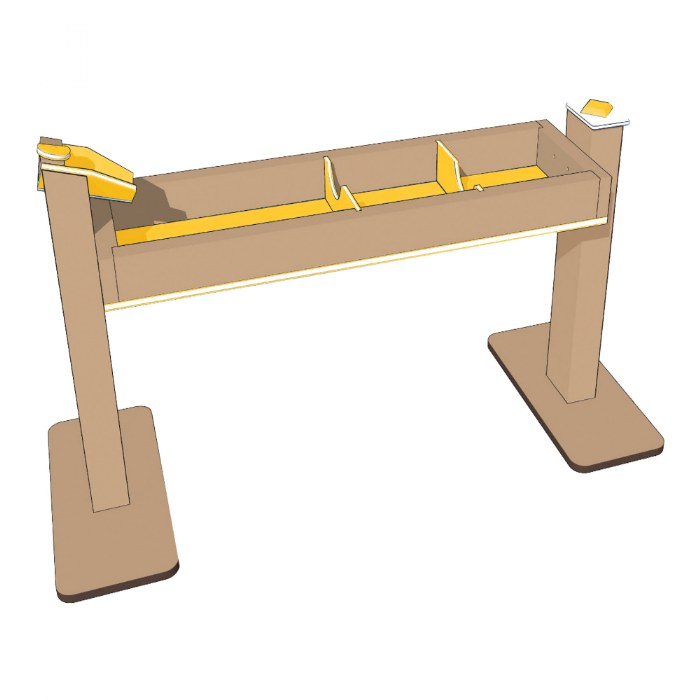 Primary Image of Single Water Trough - Portable - Yellow/Latte