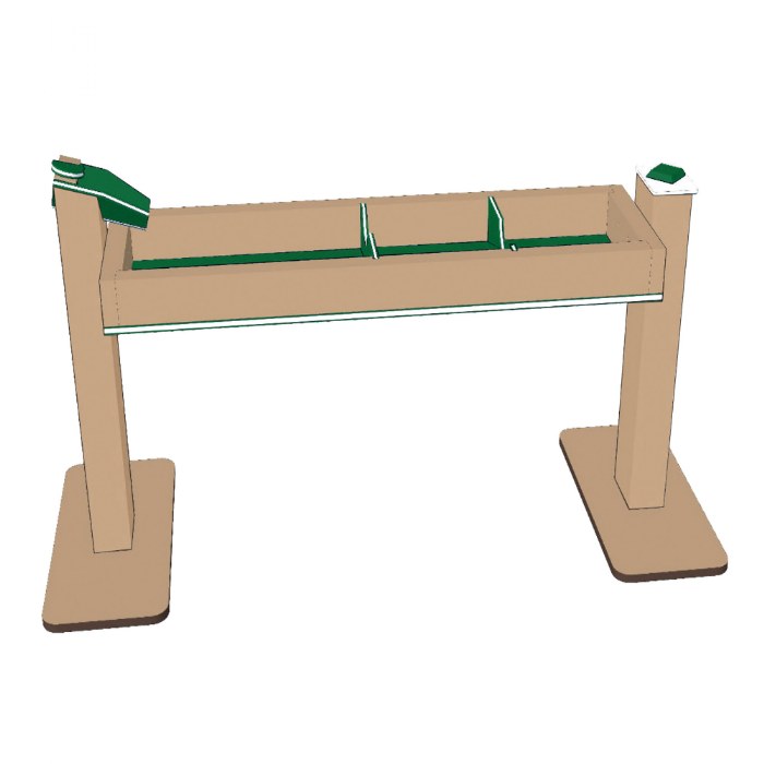 Alternate Image #1 of Single Water Trough - Portable - Green/Latte