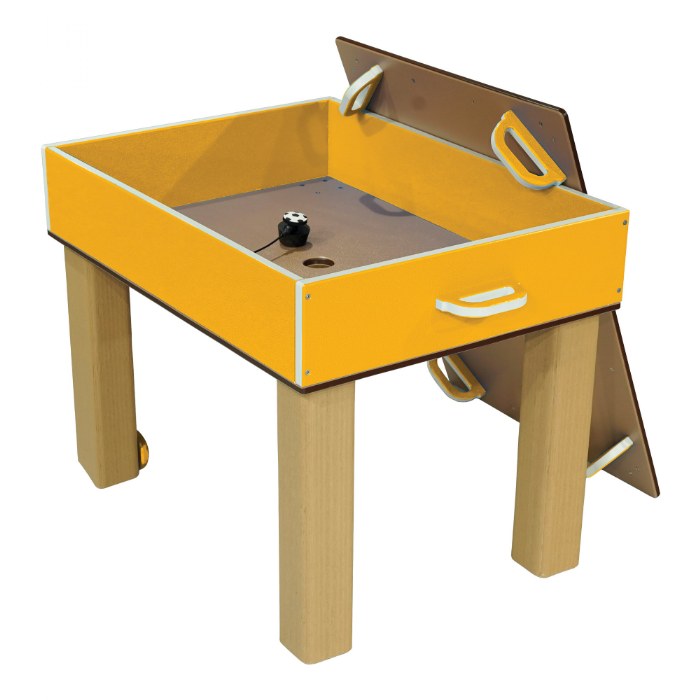 Alternate Image #1 of Nesting Nature Table - Toddler Height 20" - Yellow/Latte