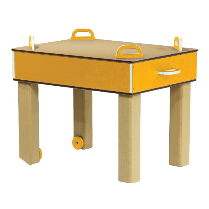 Primary Image of Nesting Nature Table - Toddler Height 20" - Yellow/Latte