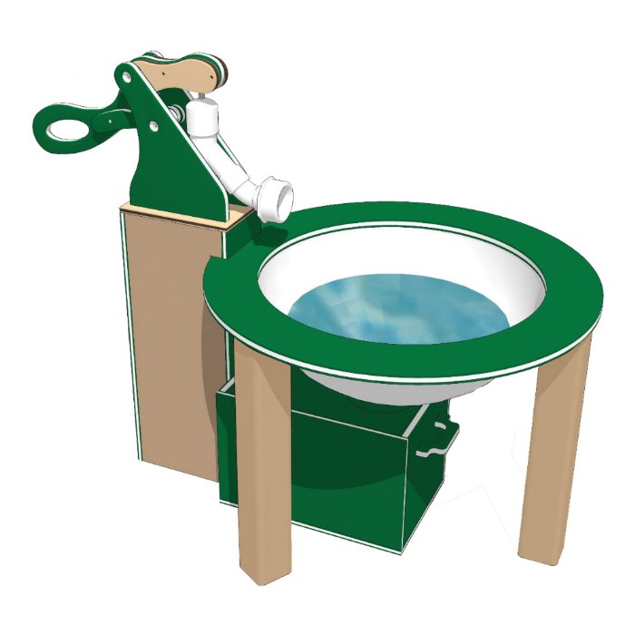 Primary Image of Spout and Splash - In-Ground Mount - Green/Latte