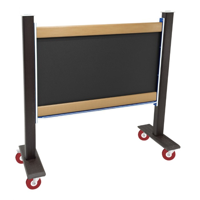 Alternate Image #1 of Magnetic Outdoor Chalkboard - With Casters