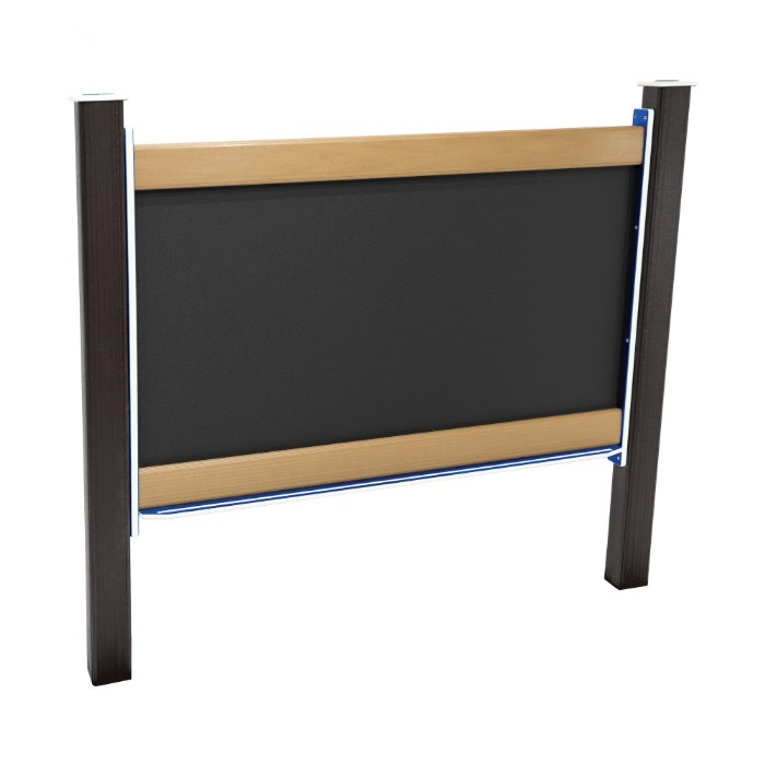 Alternate Image #1 of Magnetic Outdoor Chalkboard - In Ground