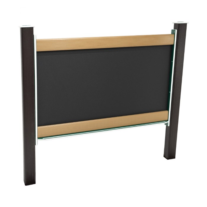 Alternate Image #1 of Magnetic Outdoor Chalkboard - In Ground