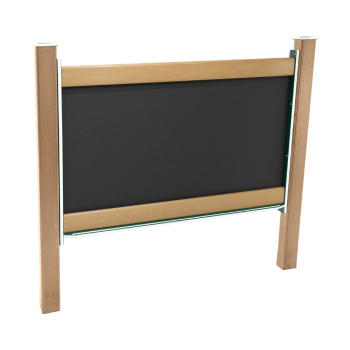 Alternate Image #1 of Magnetic Outdoor Chalkboard - In Ground