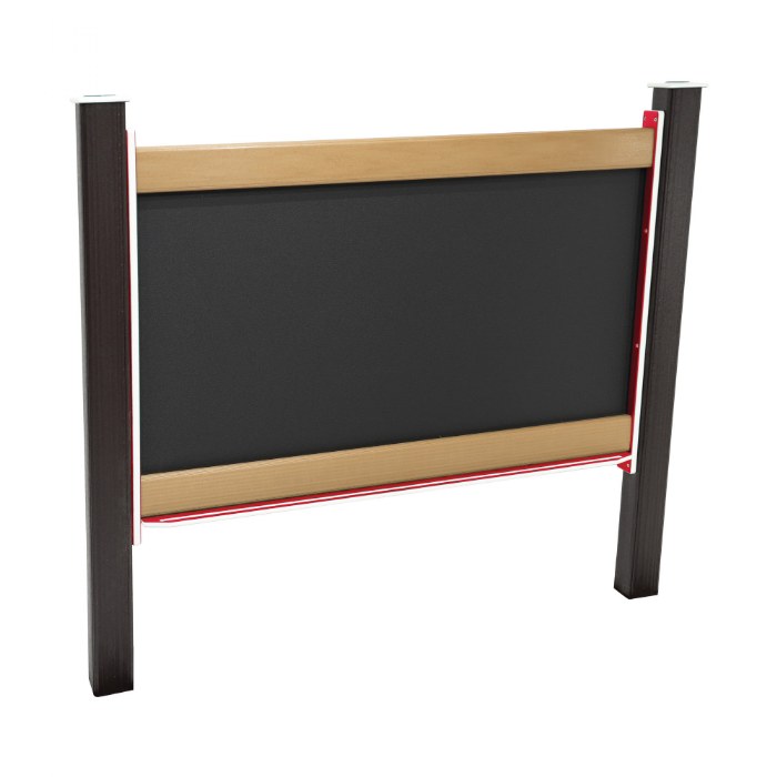 Alternate Image #1 of Magnetic Outdoor Chalkboard - In Ground