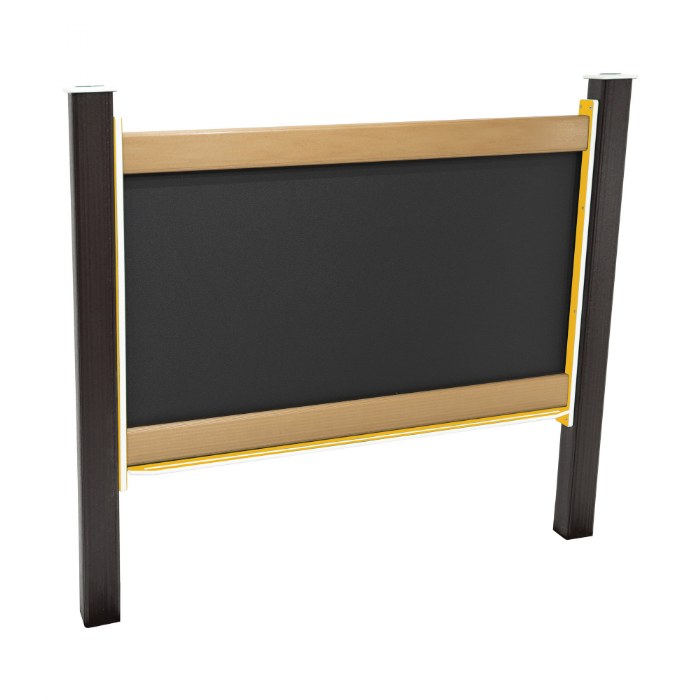 Alternate Image #1 of Magnetic Outdoor Chalkboard - In Ground