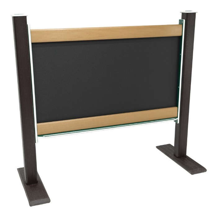 Primary Image of Magnetic Outdoor Chalkboard - Portable