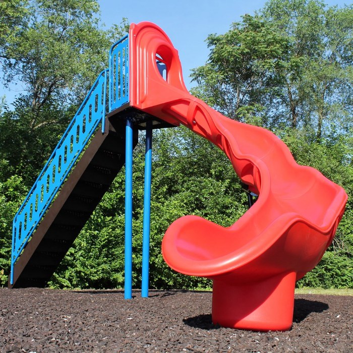 Primary Image of 8' Right Turn Freestanding Slide