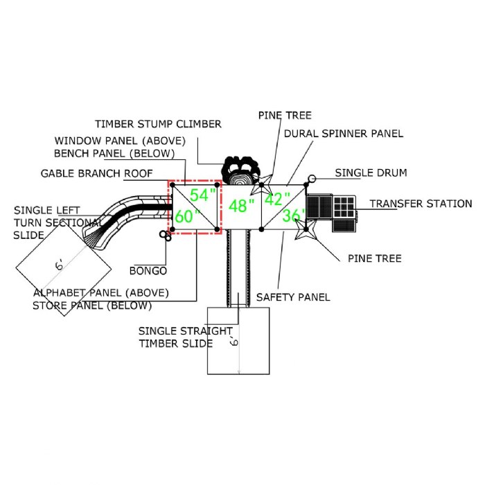 Alternate Image #1 of Sherwood Forest - In-Ground Mount