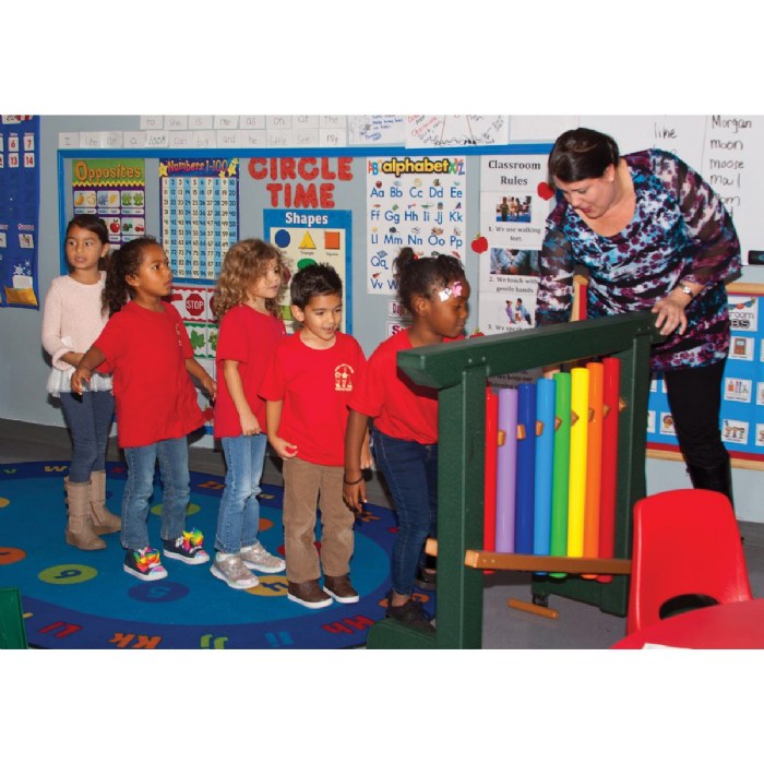 Alternate Image #1 of 8 Note Rainbow Chime Unit - Freestanding