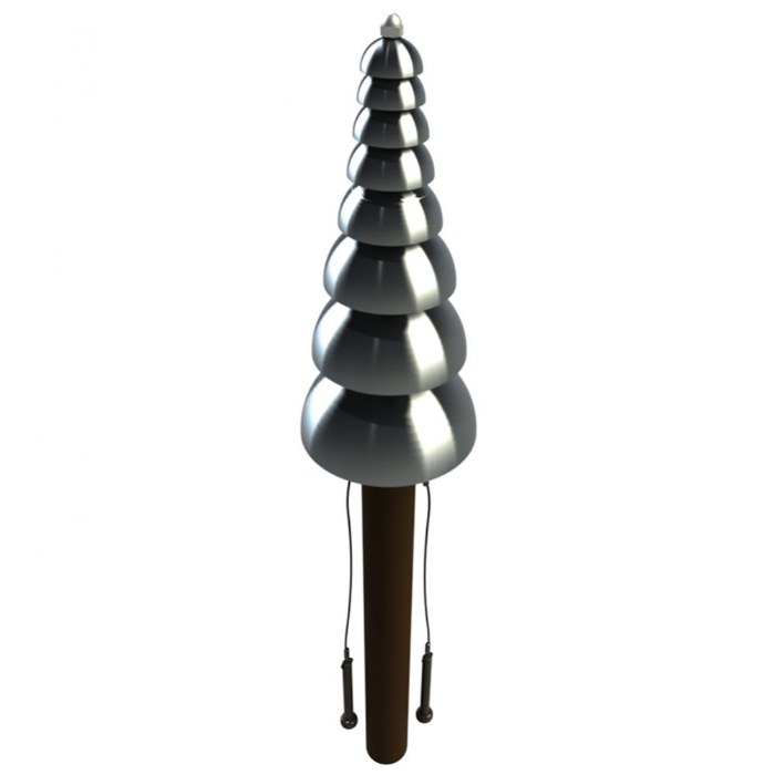 Primary Image of Pagoda Bells - In-Ground Mount