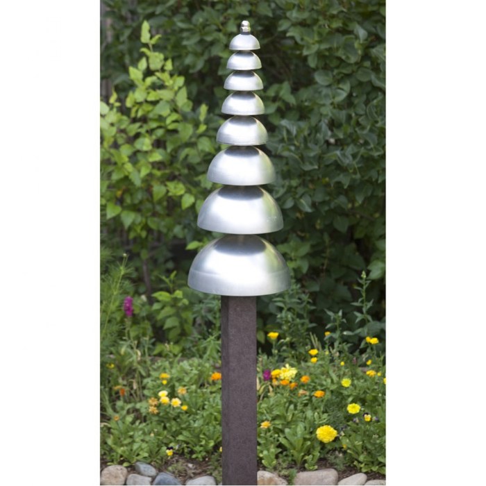 Alternate Image #1 of Pagoda Bells - In-Ground Mount