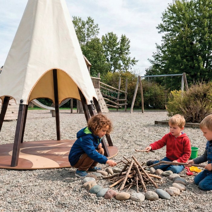 Alternate Image #1 of Tipi and Scalloped Covering