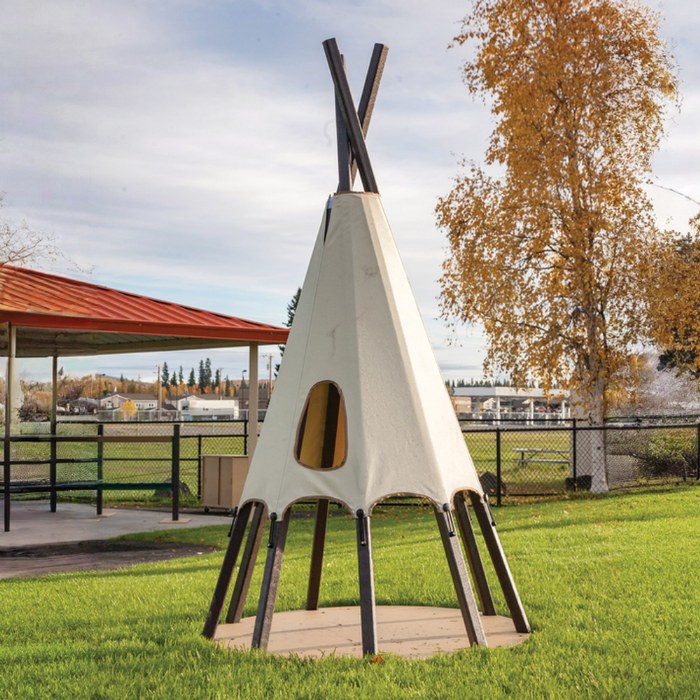 Alternate Image #1 of Tipi and Scalloped Covering