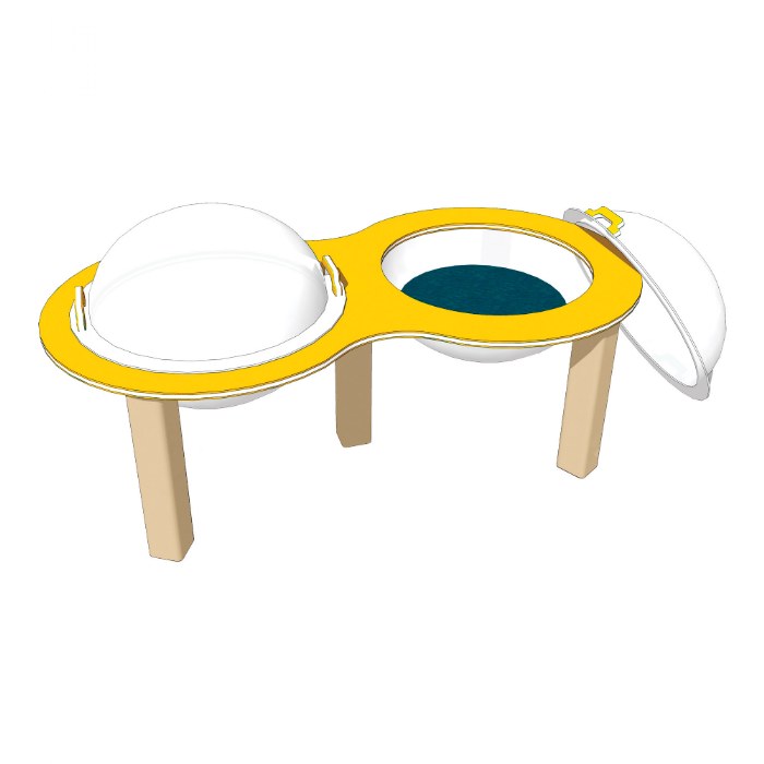 Primary Image of Double Nature Bowl - In Ground - Yellow/Latte