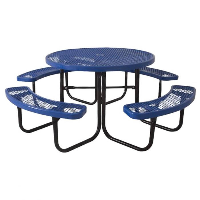 Primary Image of 46" Round Portable Table Perforated