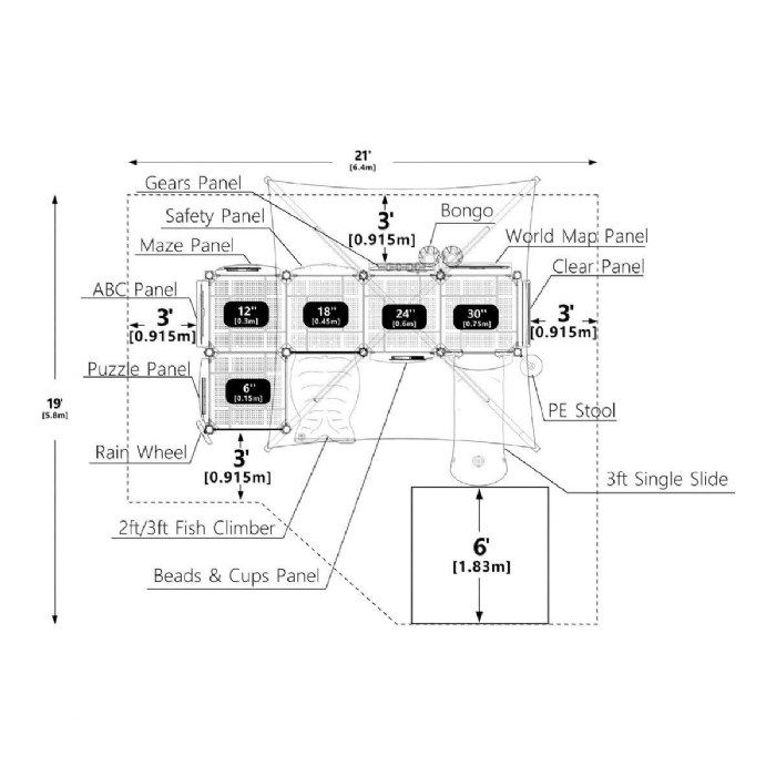 Alternate Image #1 of Tippy Toe with Shade - Pastel