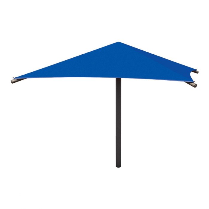 Primary Image of Umbrella Shade 12' x 12' with 8' Entry with True Blue Fabric
