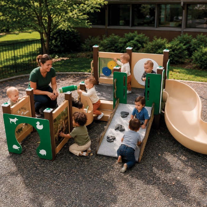 Alternate Image #1 of Fantasia Infant Playground Playset - Natural Colors