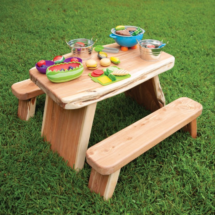 Primary Image of Wood Slab Leg Tables and Benches