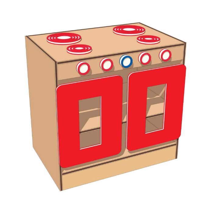 Primary Image of Kid Kitchen Stove - Red