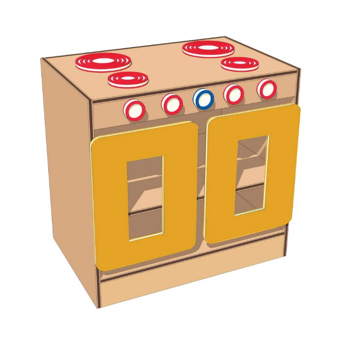 Primary Image of Kid Kitchen Stove - Yellow