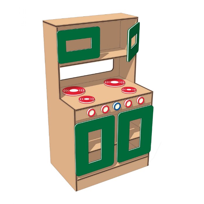 Primary Image of Kid Kitchen Stove & Microwave