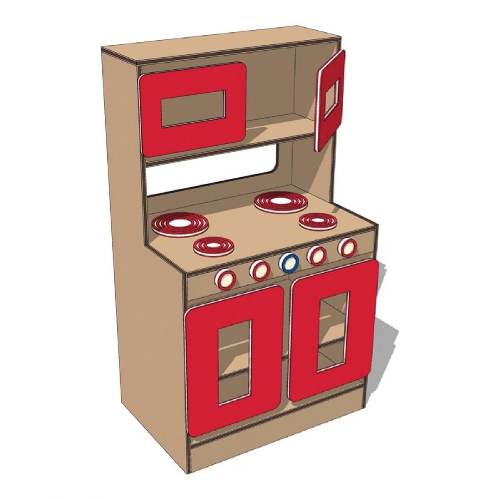 Alternate Image #1 of Kid Kitchen Complete Set - Blue