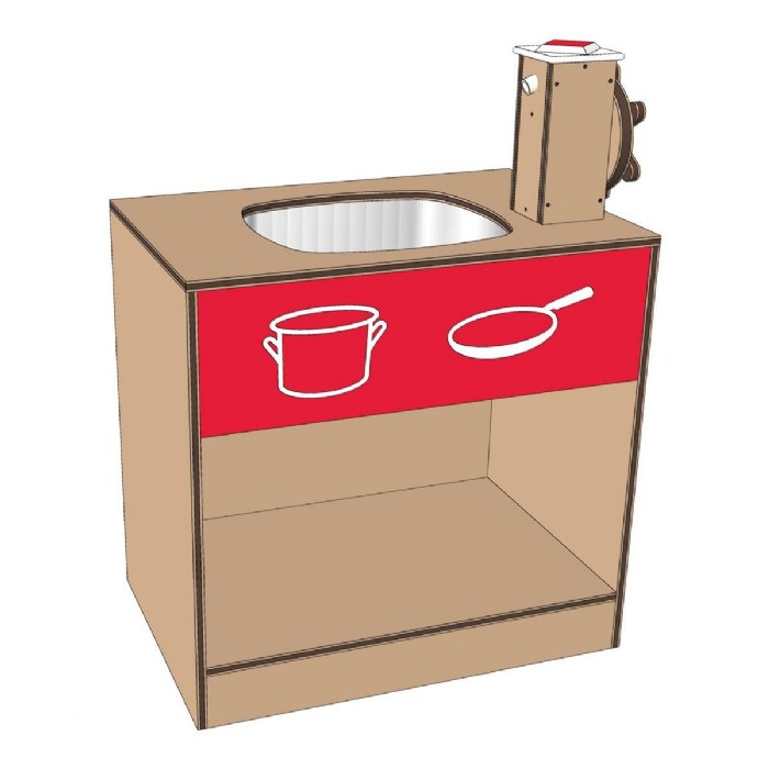 Alternate Image #1 of Kid Kitchen Complete Set - Blue