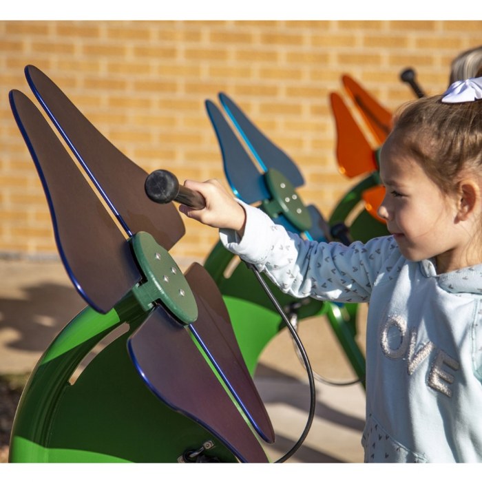 Alternate Image #1 of Musical Flower - Indigo - In-Ground Mount