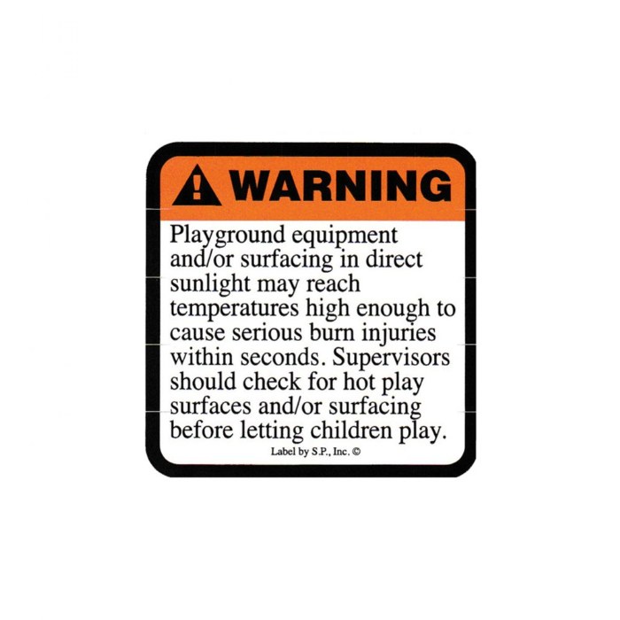 Primary Image of Hot Surface Warning Label