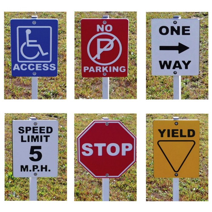 Primary Image of Traffic Signs - Portable - Each