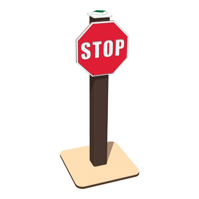 Primary Image of Stop Traffic Sign - In-Ground Mount