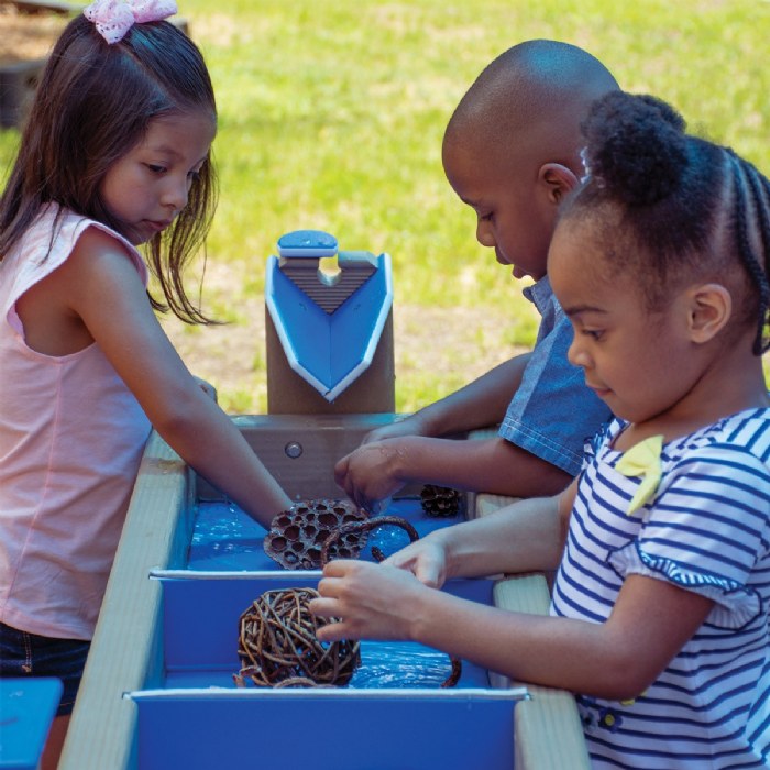 Alternate Image #1 of Triple Water Trough Zig-Zag - Portable