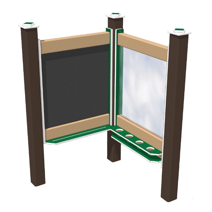 Primary Image of Magnetic Chalkboard and Paint Panel - In Ground