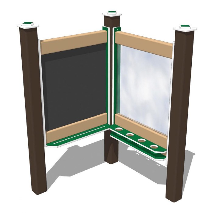 Primary Image of Magnetic Chalkboard and Paint Panel - In Ground